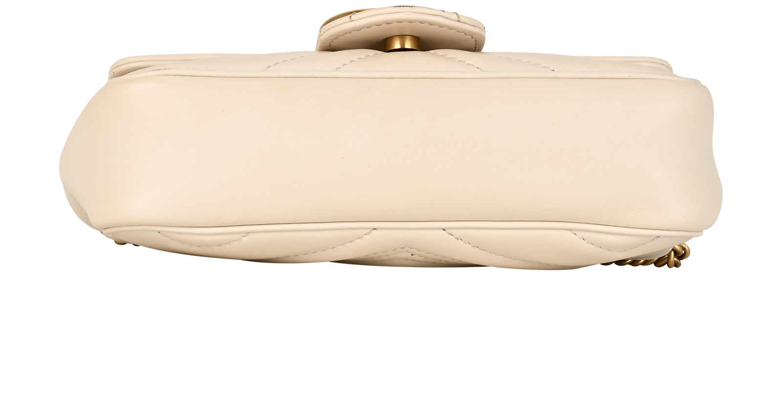 Super Mini GG Marmont, &pound;520, Handbags, Cream, Leather, Top view